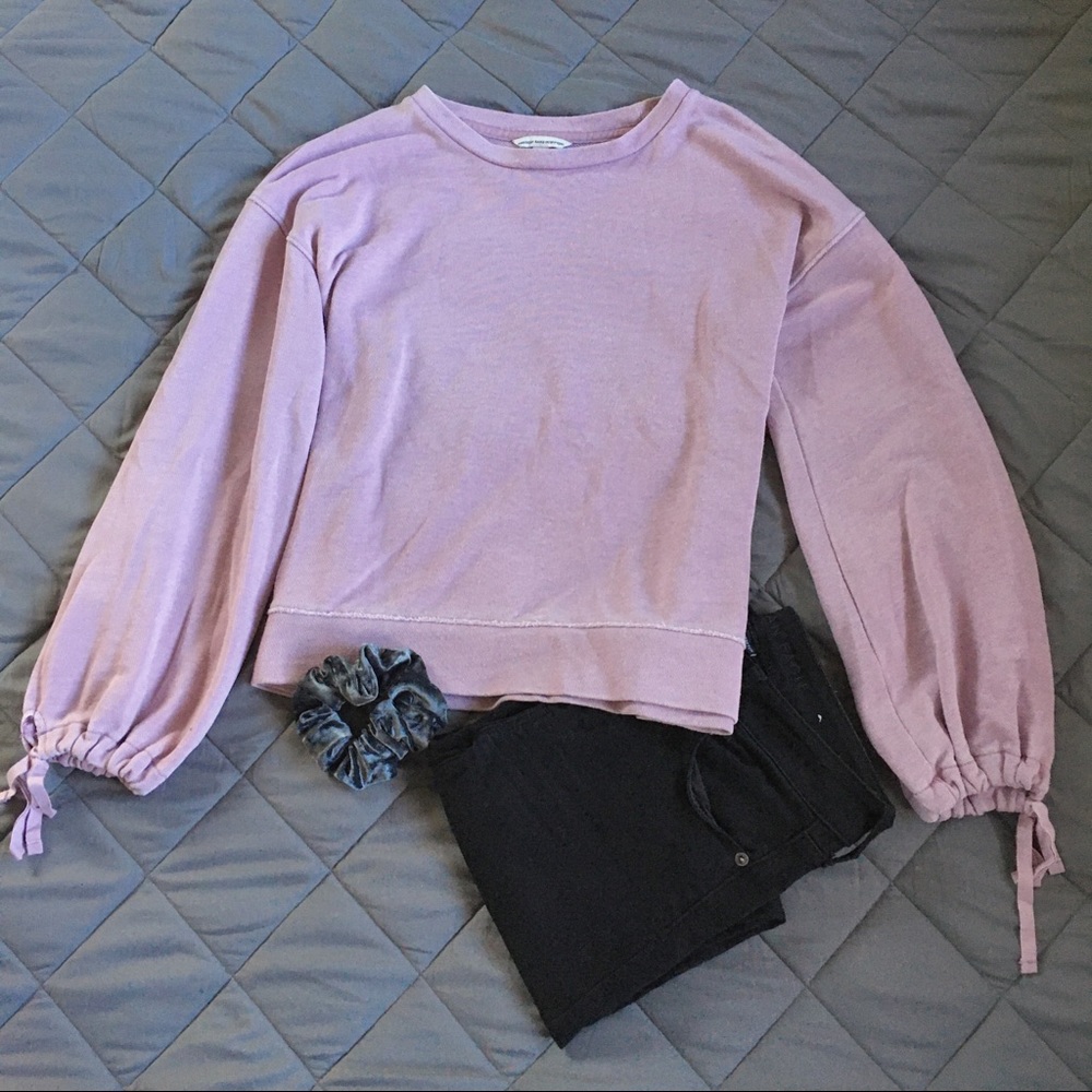 American Eagle Balloon Sleeve Sweater